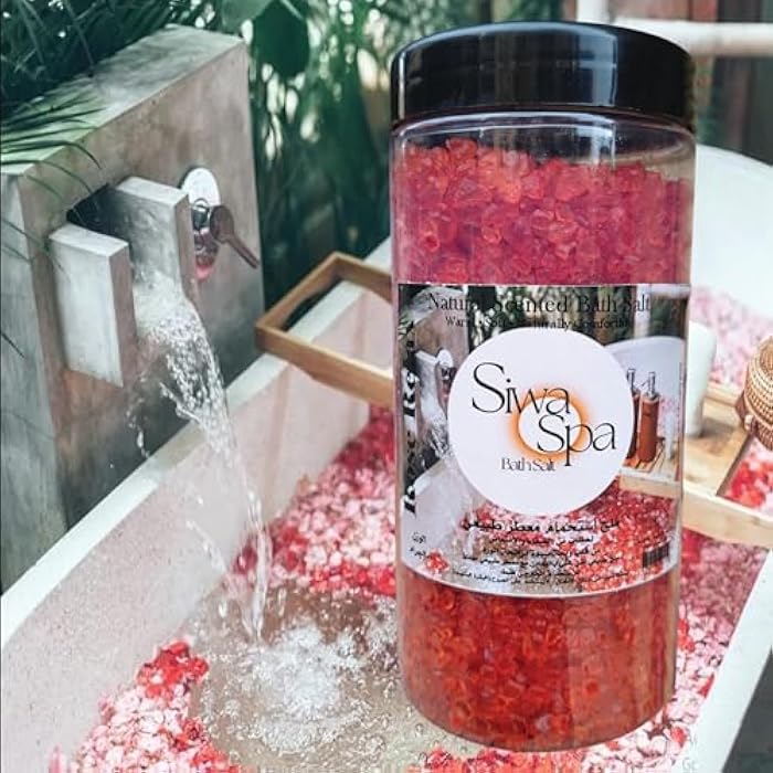 Siwa Spa Bath Salt & Scrub Rose Scent (700g) - Image 1